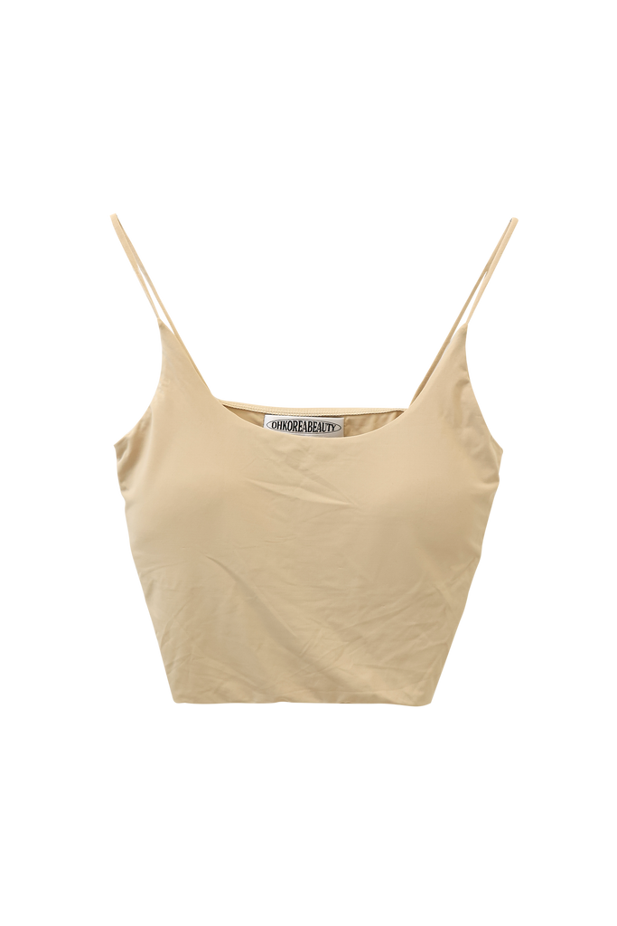 Tank Eound-Neck Bra Top