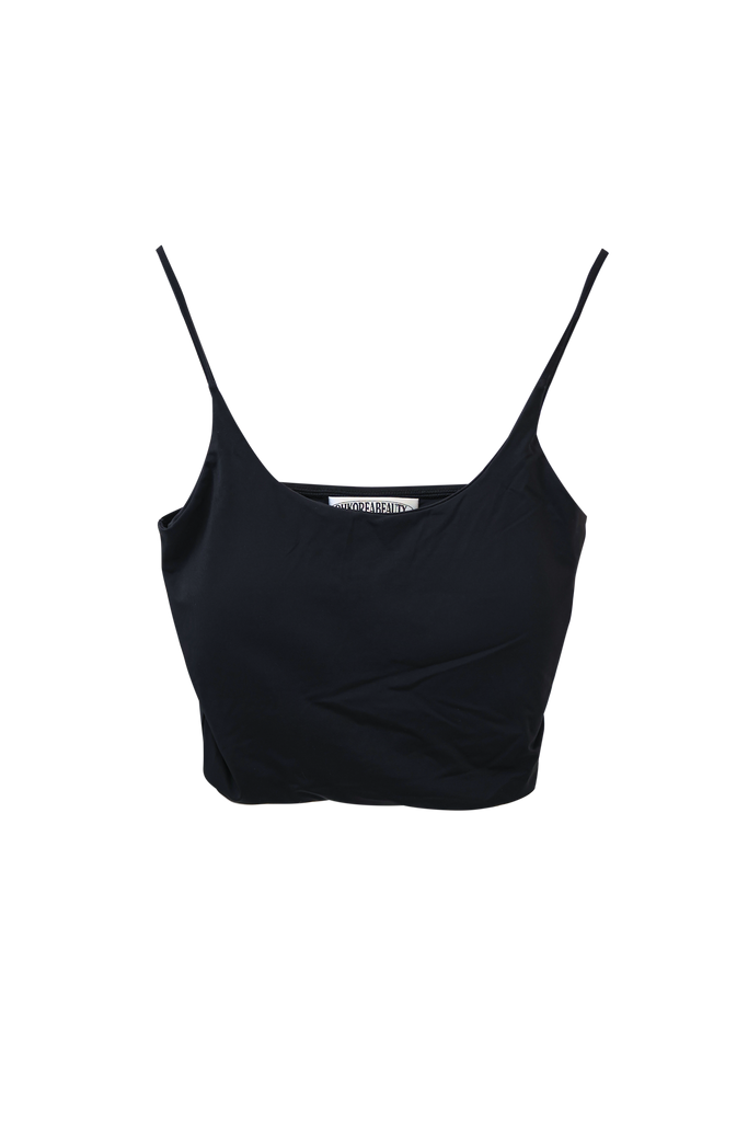 Tank Eound-Neck Bra Top